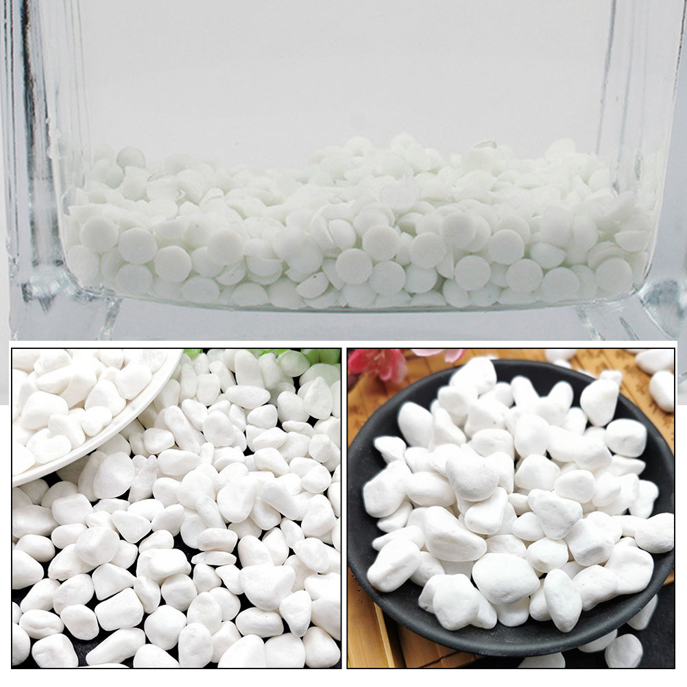 1Set White Aquarium Gravel Dec - مراجعة Aquarium Plant Gravel وسعره