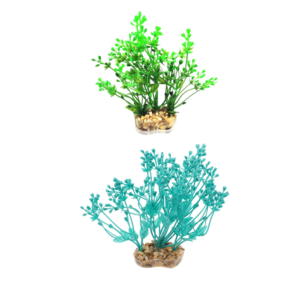 2Pcs Realistic Plastic Aquariu - مراجعة Planted Aquarium Freshwater وسعره