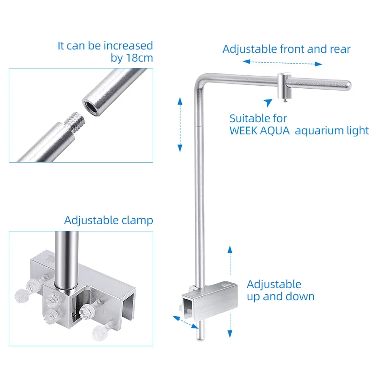Week Aqua Light Stand Universa - مراجعة Planted Aquarium Accessories وسعره