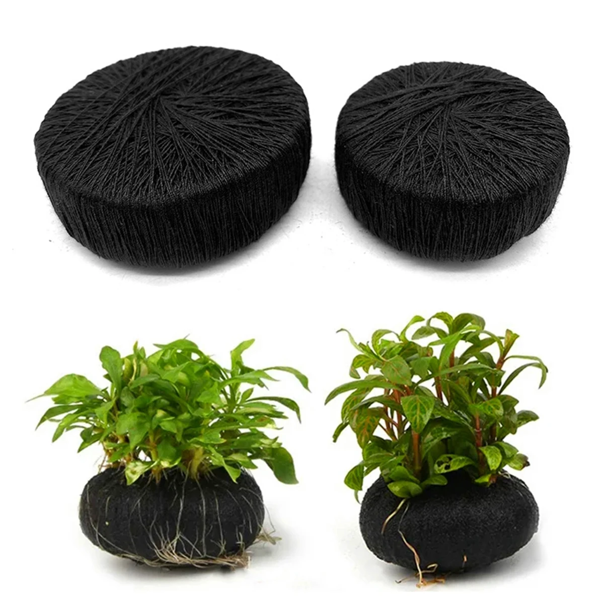5Pcs Black Fish Tank Water Gra - مراجعة Aquarium Planted Substrate وسعره