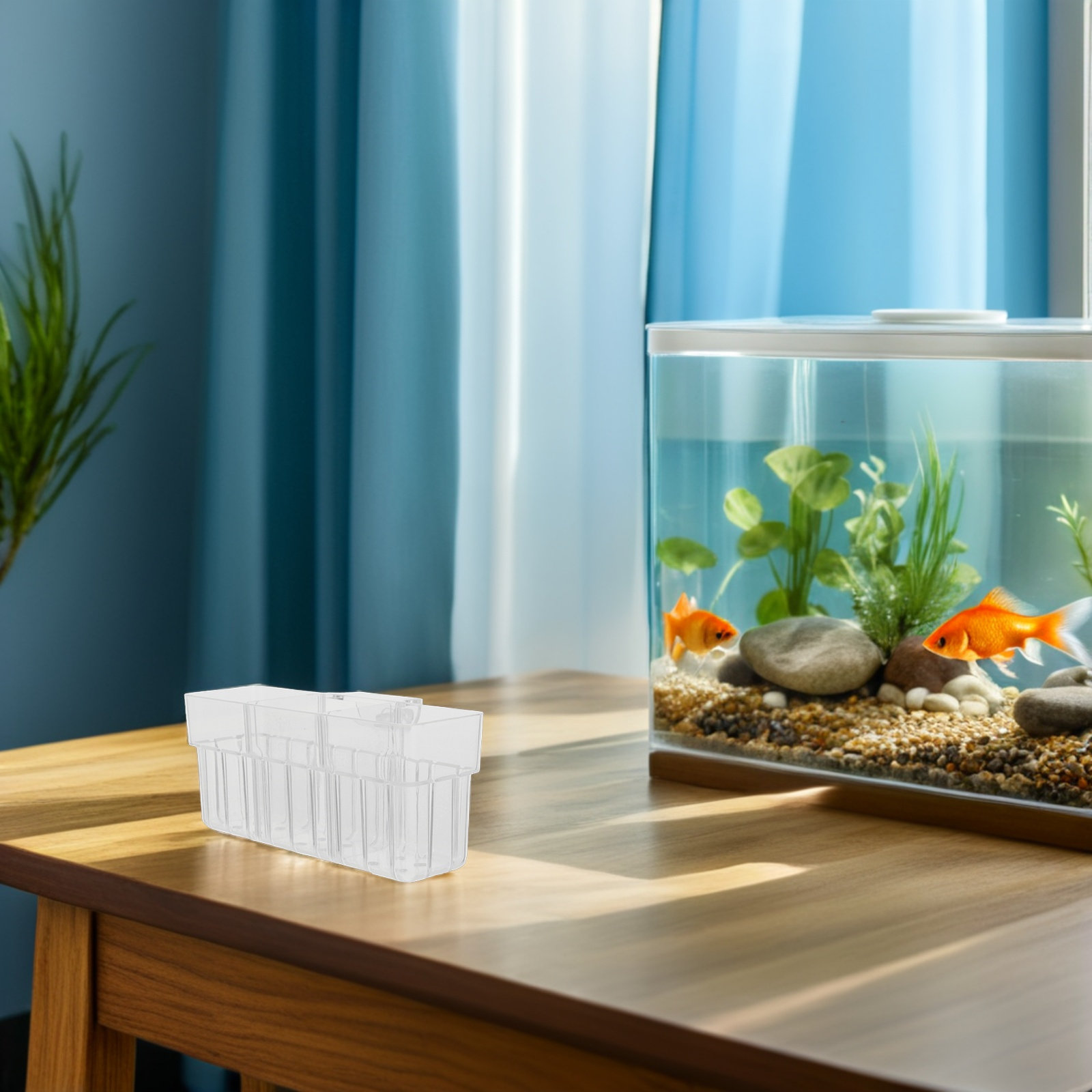 2Pcs Transparent Aquarium Plan - مراجعة Aquarium Planting وسعره